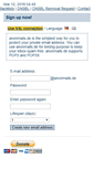Mobile Screenshot of anonmails.de